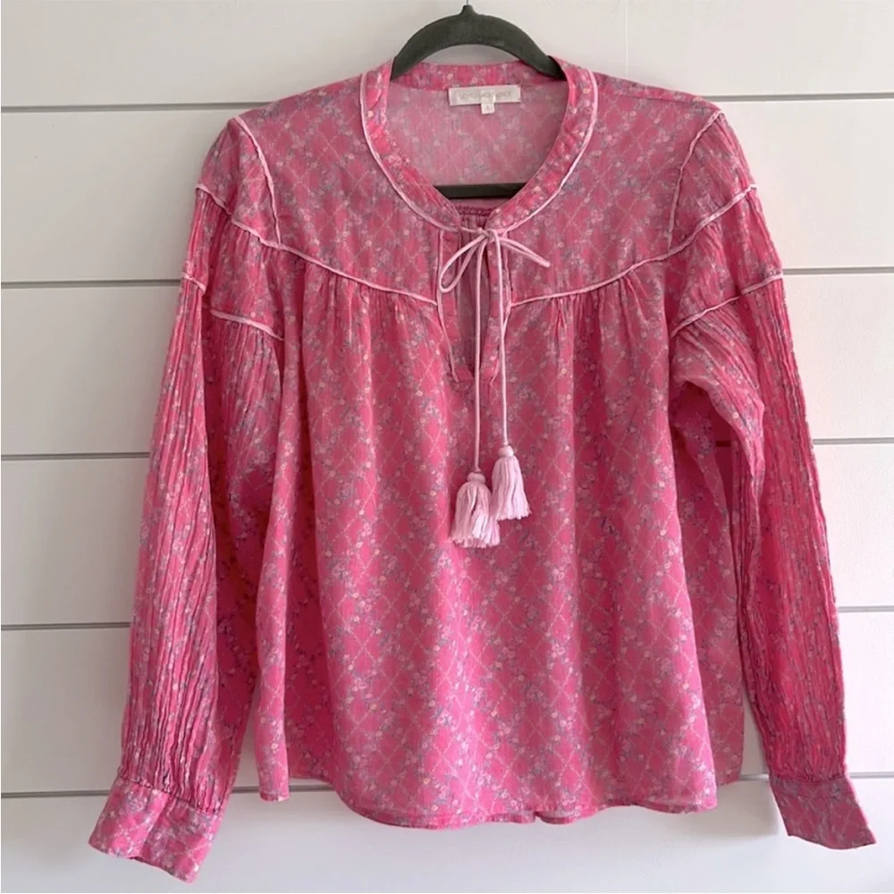 LoveShackFancy Floral Cotton Top NEW - Picture 2 of 7